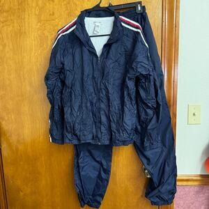 Retro Rebecca Malone  M navy white and red tracksuit